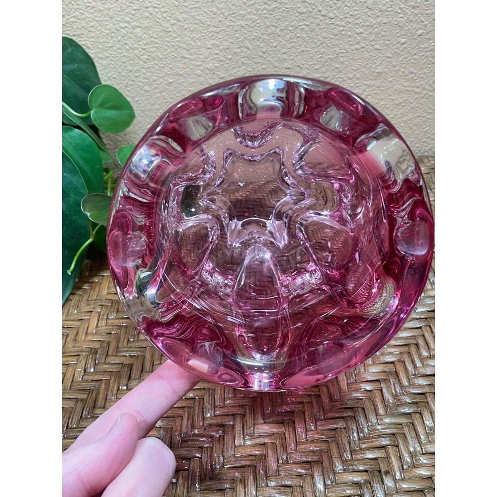 Josef Hospodka For Chribska Glassworks Art Glass Bowl Vase - Picture 6 of 7